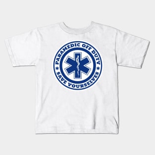 Off Duty Paramedic Kids T-Shirt